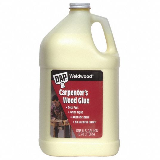 DAP Aliphatic resin wood Glue, 128.0 oz Jug, Clear, 1 EA 5E10400498