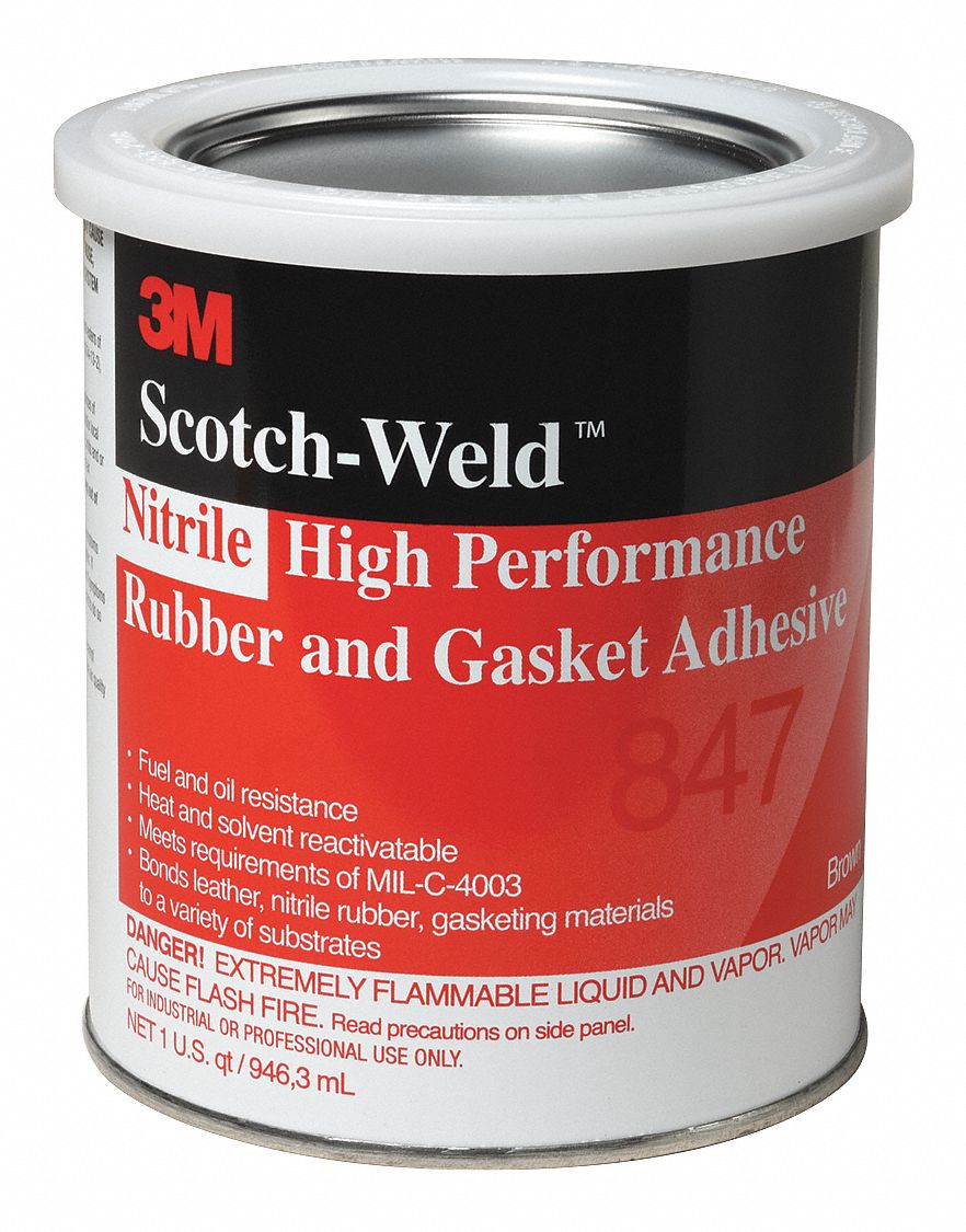 3M For Rubber and Gaskets Gasket Sealant, 40 to 180°F Temp. Range