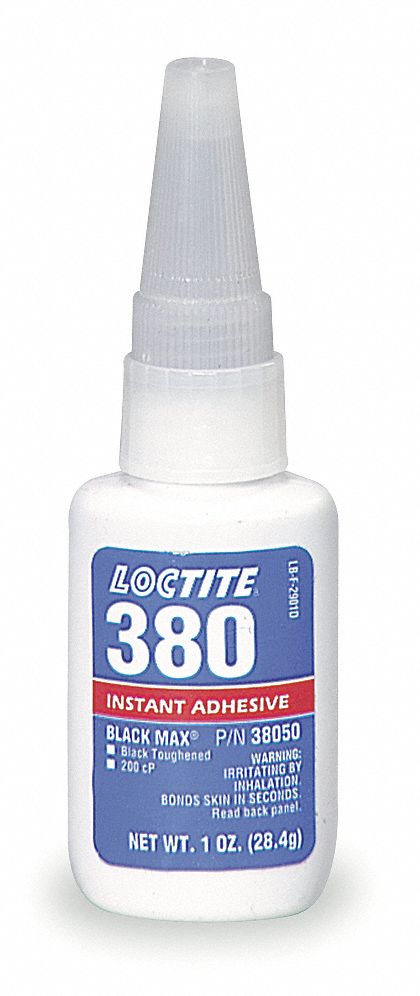 5E211 - Instant Adhesive 1 oz Bottle Black