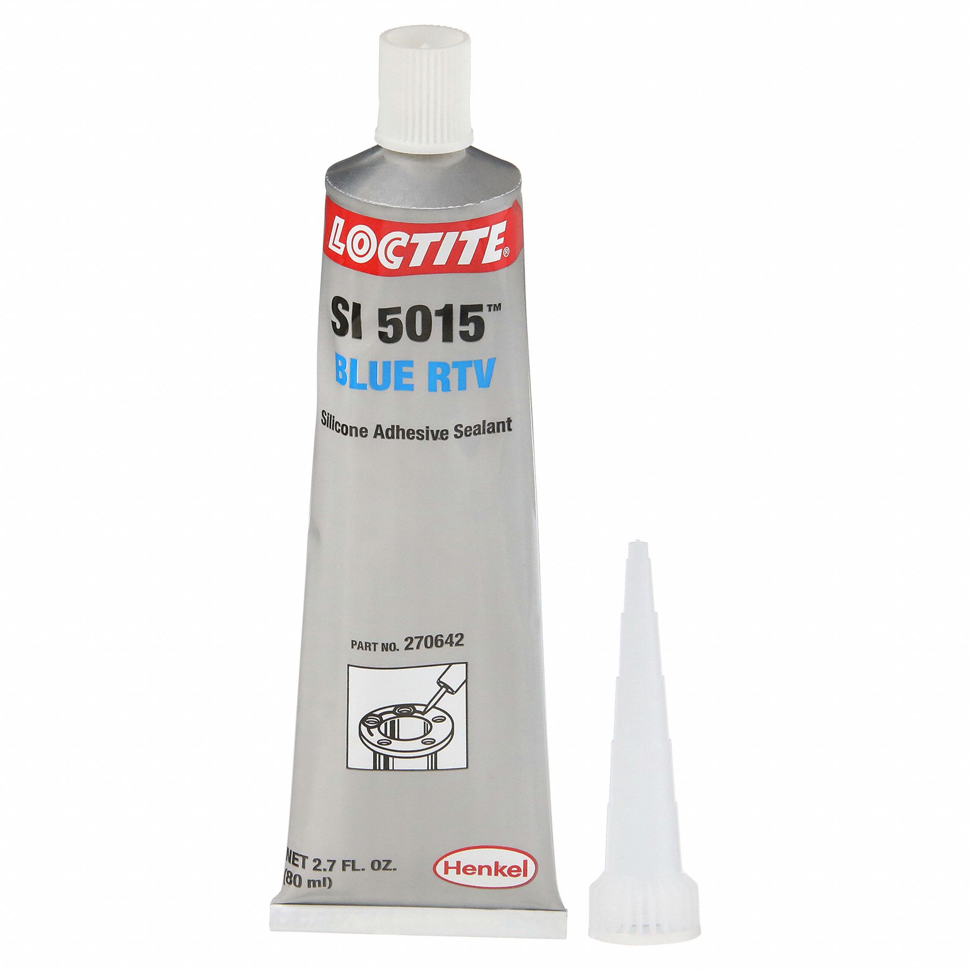 GASKET SEALANT, SI 5015, 2.71 FL OZ, TUBE, BLUE, SENSOR SAFE