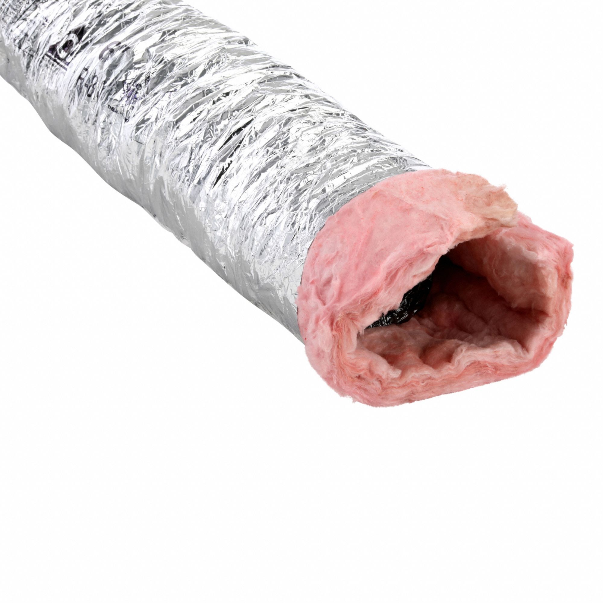 8 in Dia, 25 ft Lg, Flexible Duct 5E27313602508 Grainger