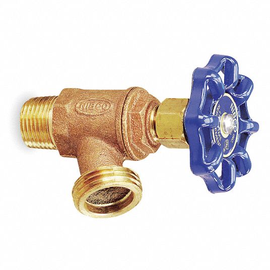 NIBCO Bronze Boiler Drain Valve, MNPT x Hose 5E390U74CL 3/4 Grainger