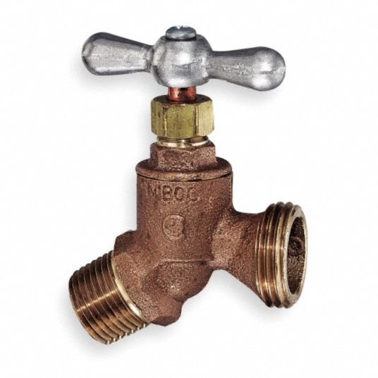 NIBCO 3/4 in MNPT Zinc Hose Bibb, No Kink 5E41944U 3/4 Grainger
