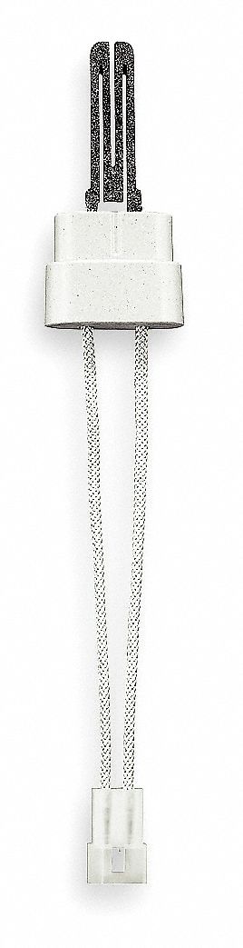 Hot Surface Igniter: OEM, Silicon Carbide, 6 in Lead Lg, 120V AC, Plug-In, 2 in Probe Lg