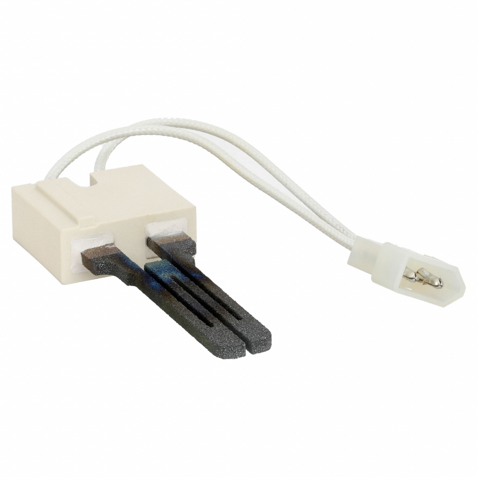 Hot Surface Igniter: OEM, Silicon Carbide, 5 1/4 in Lead Lg, 120V AC, Plug-In, 2 1/4 in Probe Lg