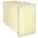 POCKET AIR FILTER, 24 X 24 X 22 IN, MERV 14, YELLOW, FIBREGLASS, 6 POCKETS