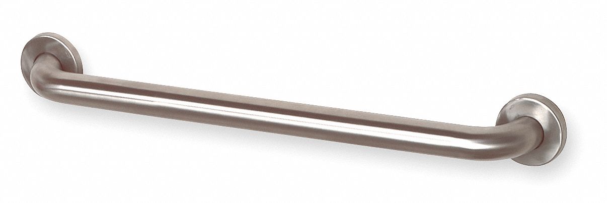 Grab Bar, Straight, SS, 24 In