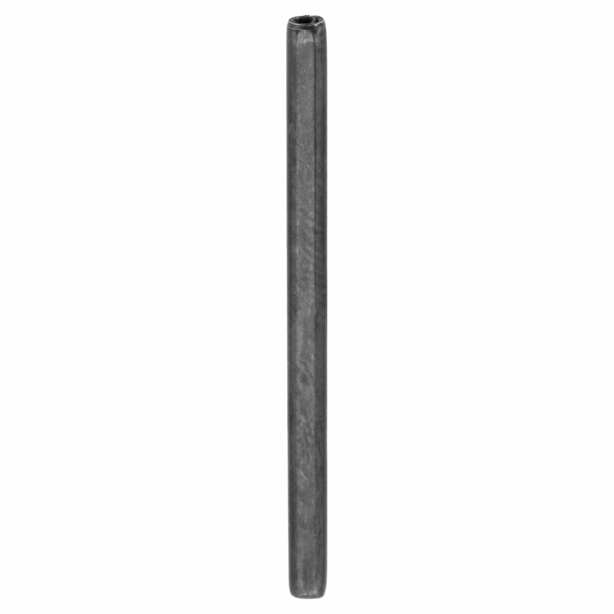SPRING PIN, 5/64 IN DIA, 1 IN L, COILED, INCH, 5/64 IN DIA, 1 IN SHANK L, STEEL, 100 PK