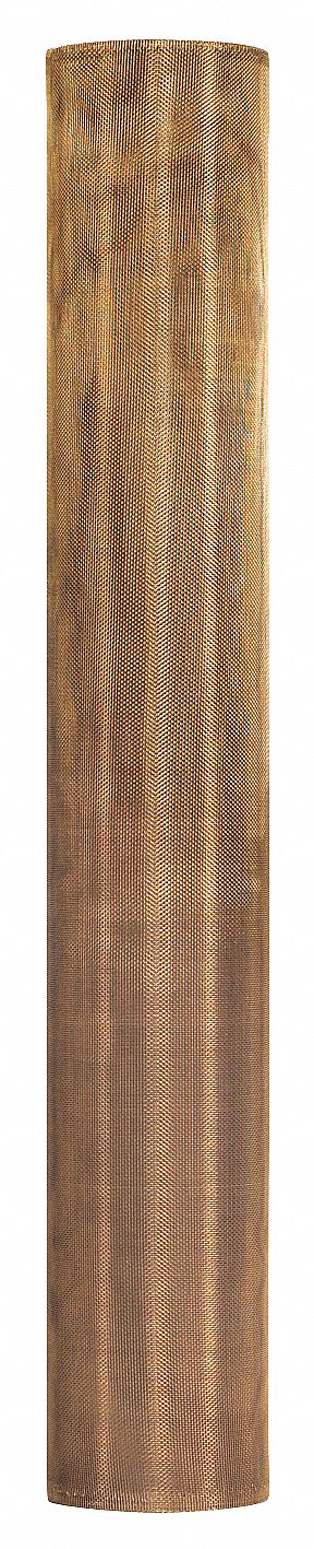 Replacement Screen: Bronze, Bronze, 18 x 14 Mesh Size, 3 ft Wd, 100 ft Lg