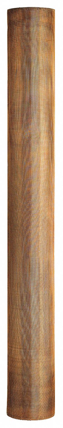 Replacement Screen: Bronze, Bronze, 18 x 14 Mesh Size, 5 ft Wd, 100 ft Lg