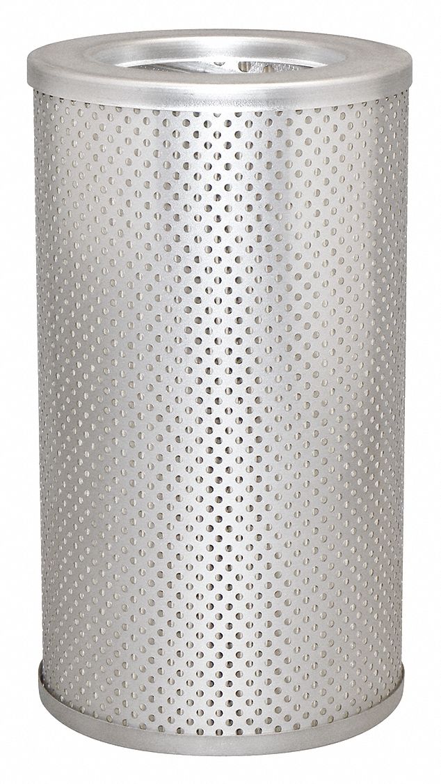 Hydraulic Filter: Hydraulic Fluid, Cartridge, 3 3/8 in Inside Dia, 9 in Overall Ht