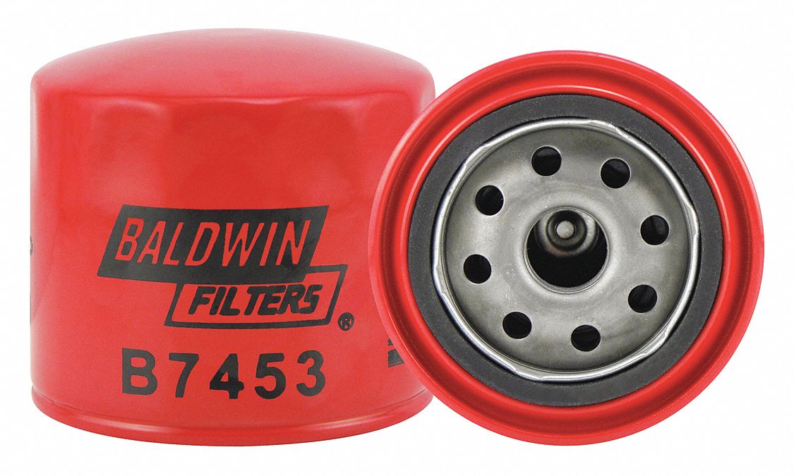 BALDWIN FILTERS SpinOn Oil Filter, Length 3 3/8 in, Outside Dia. 3