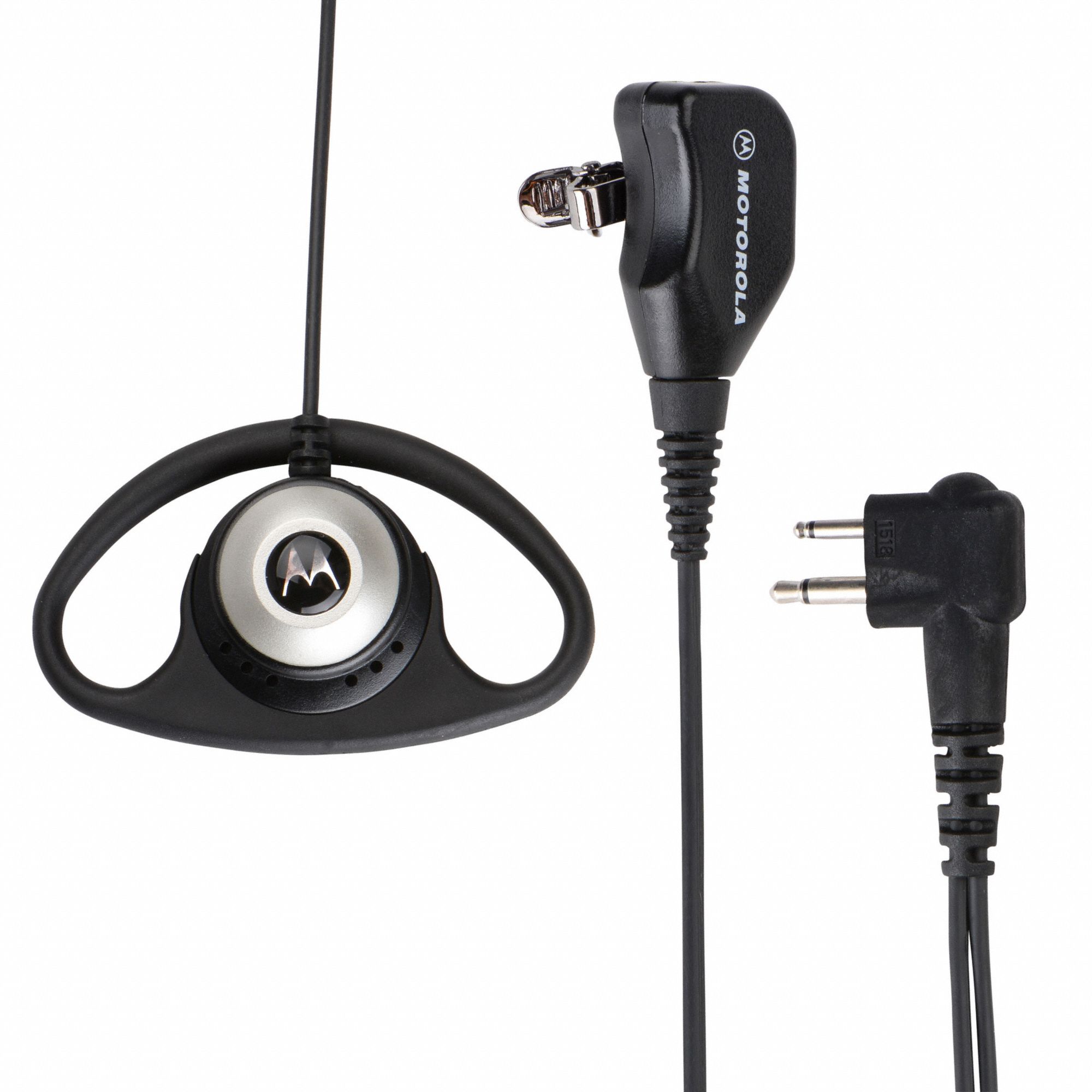 MOTOROLA Earpiece, Black, 48 In. L 5EDD5PMLN5001A Grainger