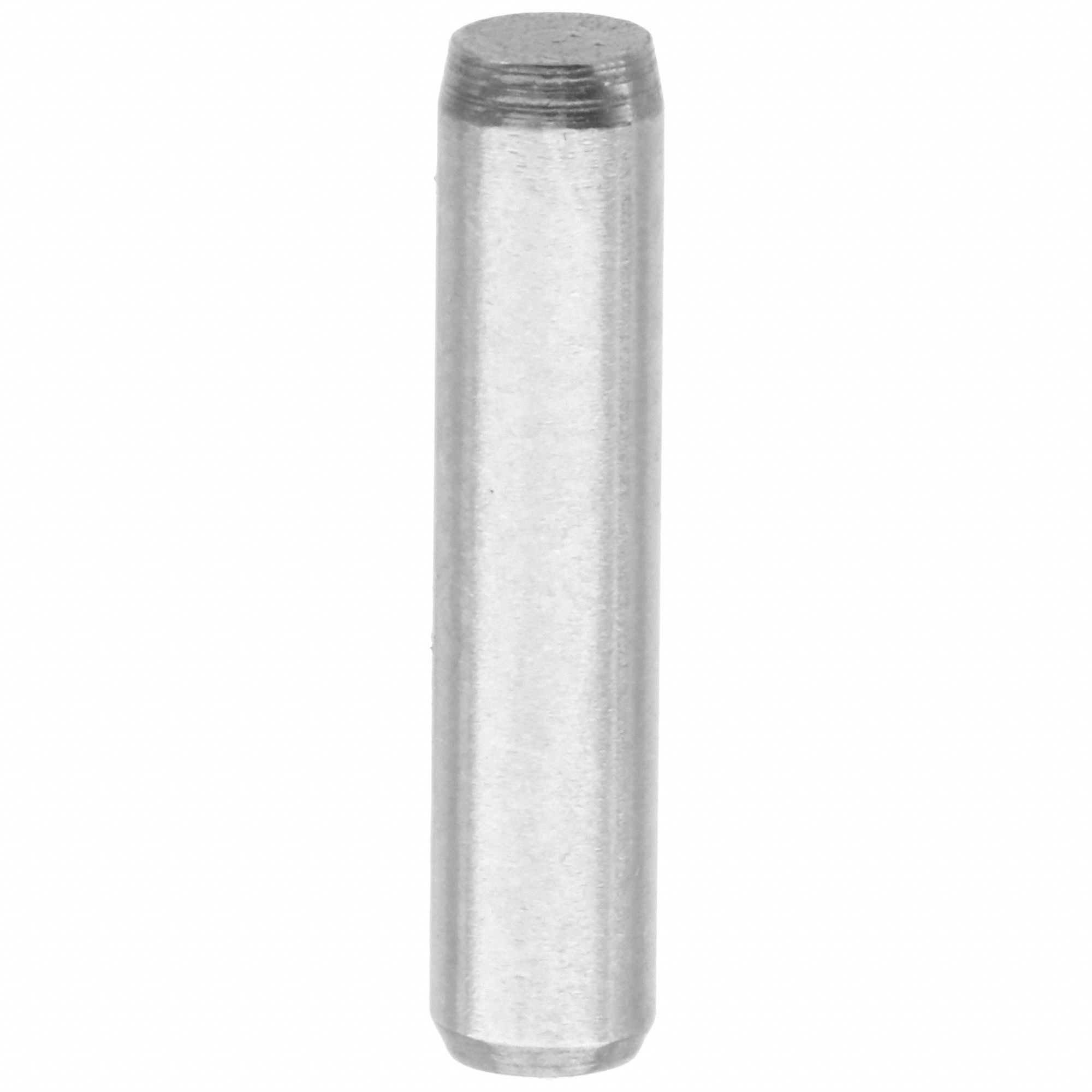 DOWEL PIN, STAINLESS STEEL, 0.1563 IN DIA, 1 IN L, INCH, 5/32 IN DIA, 1 IN SHANK L, 25 PK