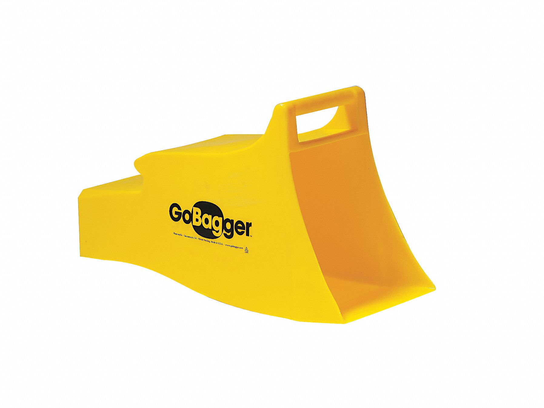 Sand Bag Filling Tool: Yellow, 26 in Overall Lg, 9 1/2 in Overall Wd