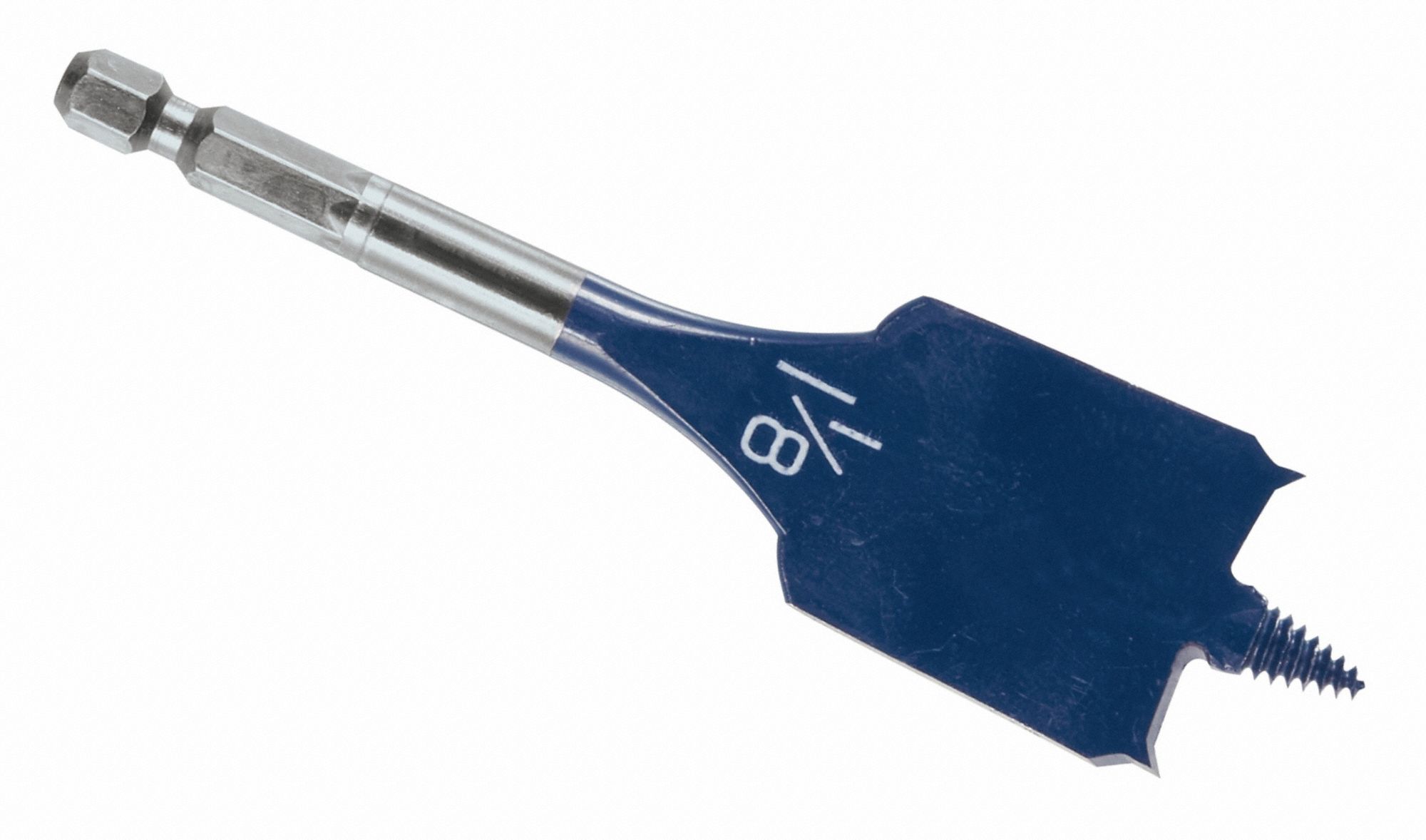 BOSCH Spade Drill Bit 1 1/8 in Drill Bit Size, 4 in Overall Lg