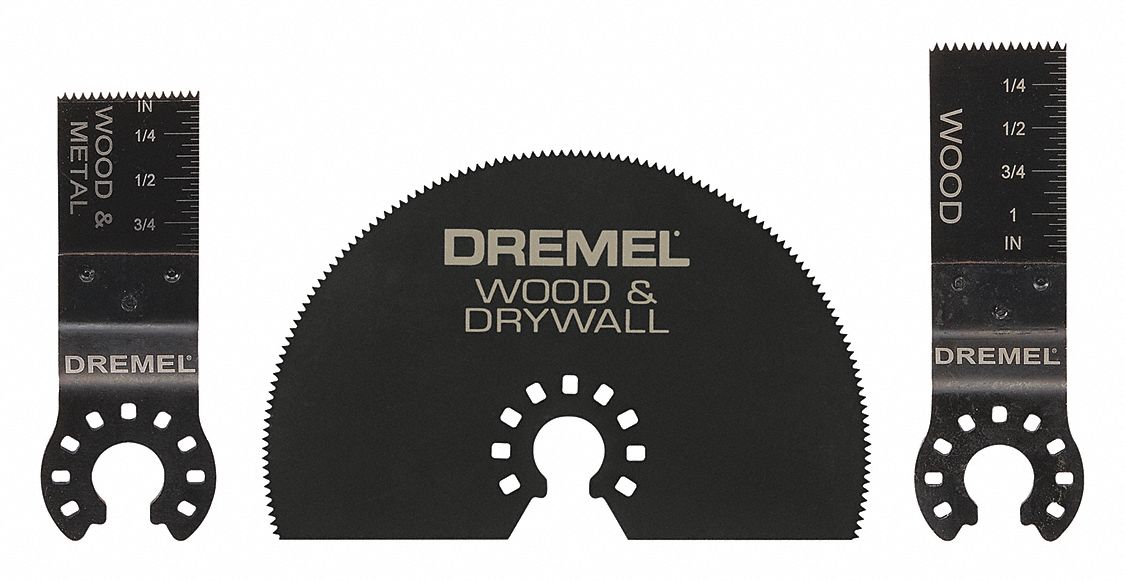 DREMEL Cutting Blade Set 3 Blades, Cutting Blade, Drywall/Wood, Round