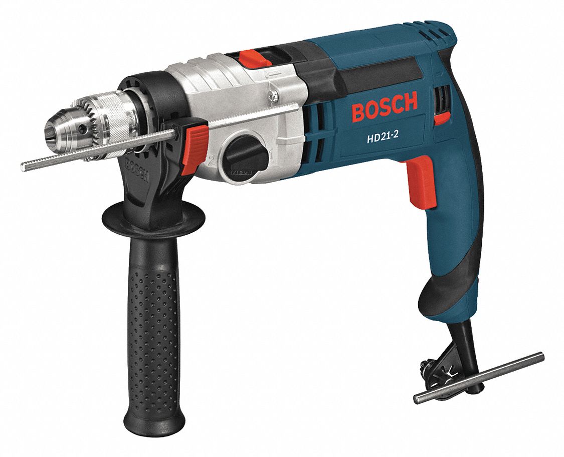 BOSCH HAMMER DRILL CORDED 120V 9.2A IN CHUCK KEYED 2 SPEED