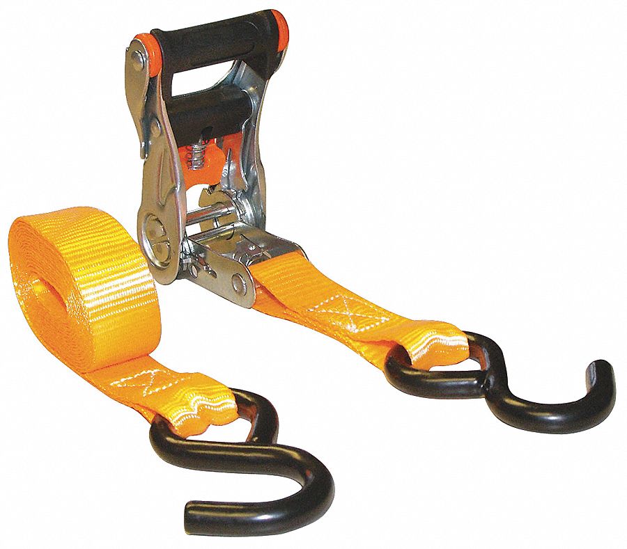 ERICKSON Tie Down Strap, 10 ftL x 1 inW, 500 lb Load Limit, Adjustment