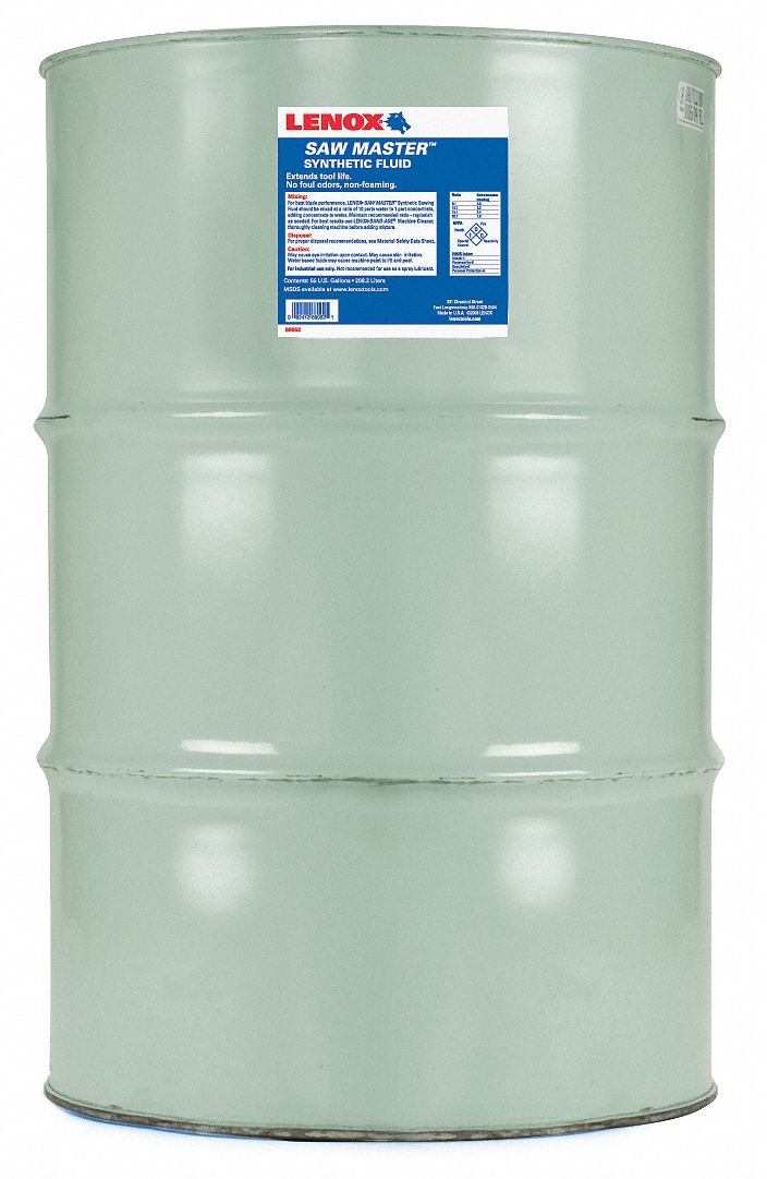 LENOX Cutting Oil, Container Size 55 gal, Drum, Amber 5EGD268062 Grainger
