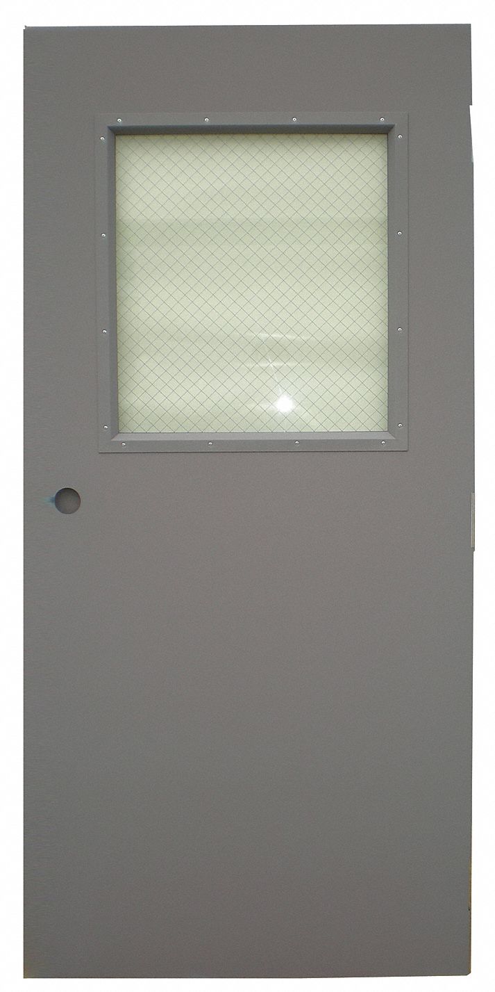 CECO, Half Glass, 1, Half Glass Steel Door with Glass 5EJF1CHMD X