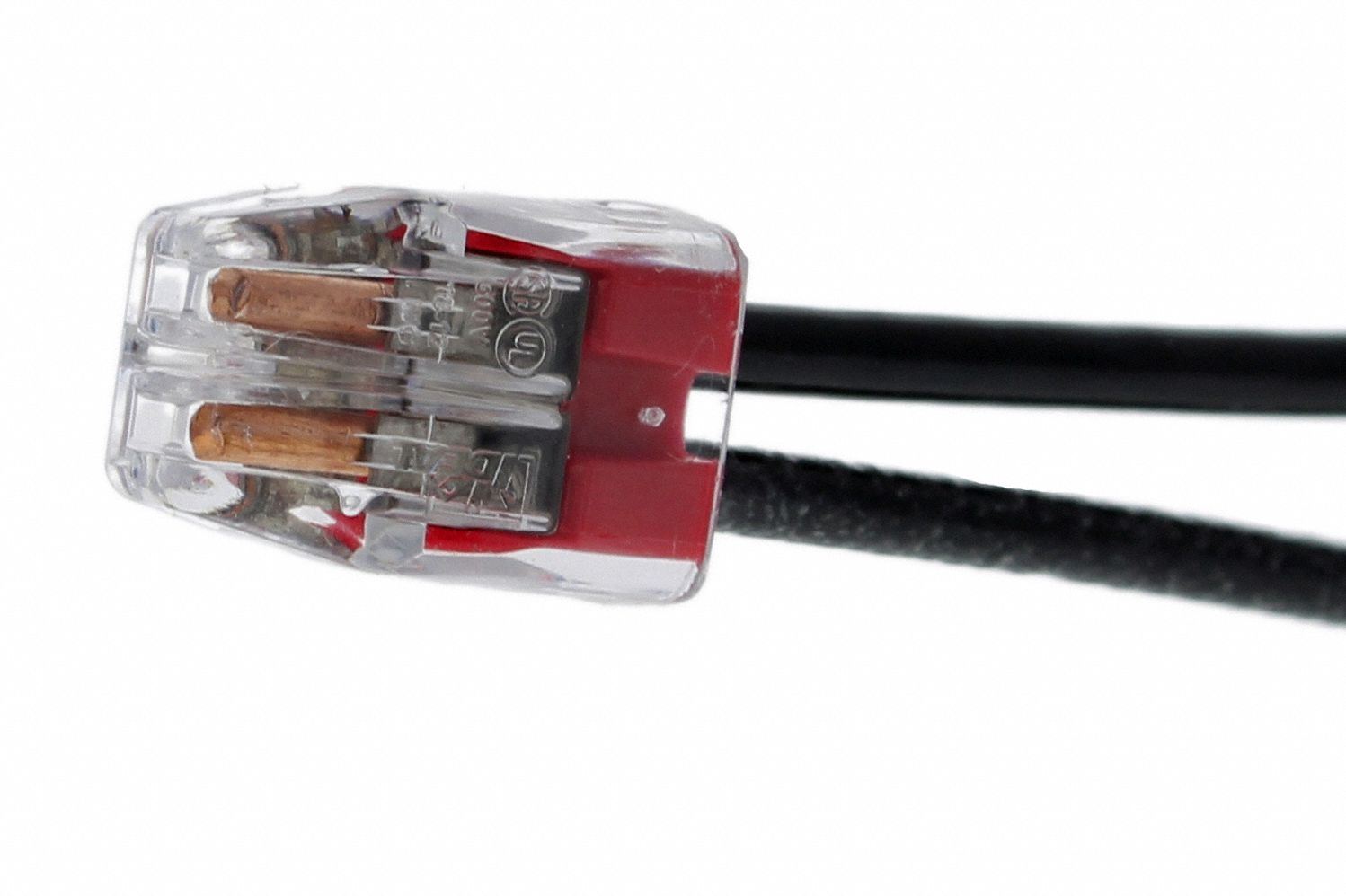 IDEAL PushIn Connector, 2 Port, Red, 18 to 12 AWG Stranded, 20 to 12