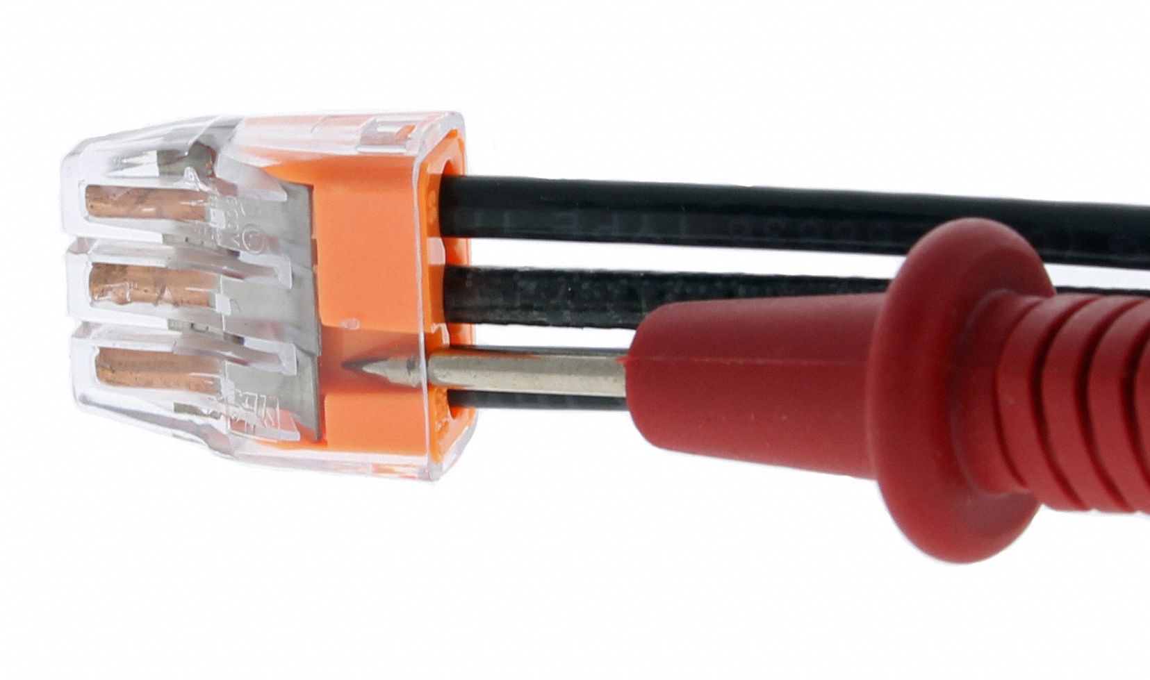 Ideal Push In Connector 3 Port Orange 18 To 12 Awg Stranded 20 To 12 Awg Solid Wire Range 