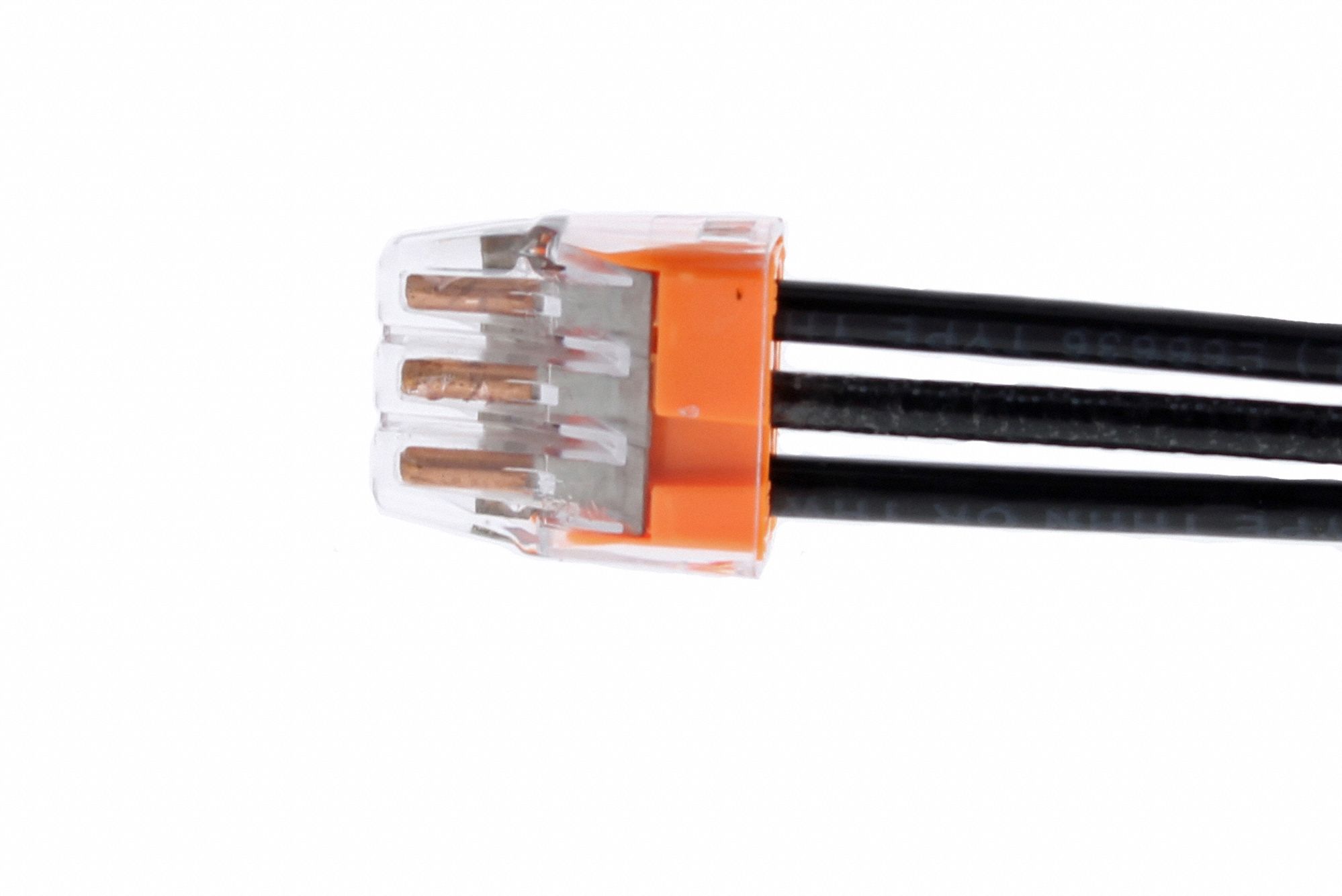 Push-In Electrical Wire Connectors 18-14 AWG 5-port 450 V clair Orange 10 pcs