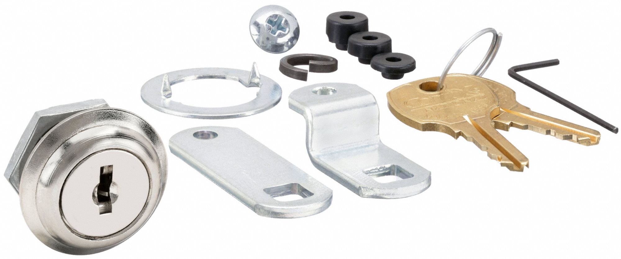 COMPX NATIONAL Disc Tumbler Keyed Cam Lock For 15/16 in Material Thick