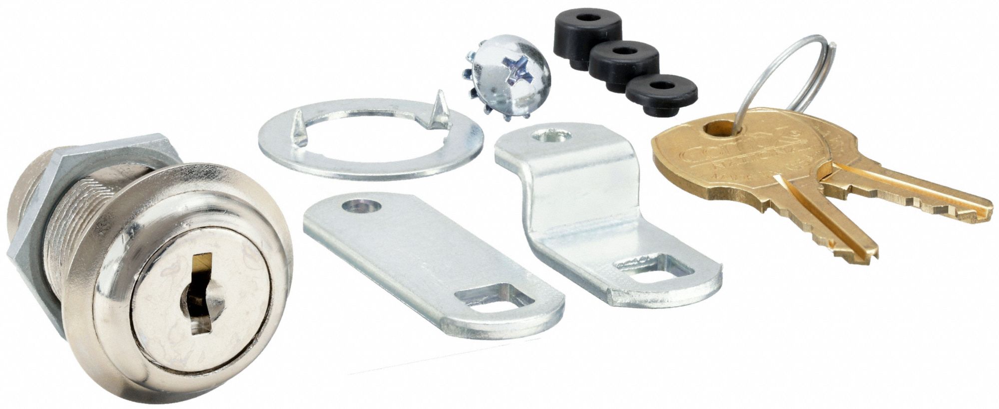 COMPX NATIONAL Disc Tumbler Keyed Cam Lock For 5/8 in Material Thick