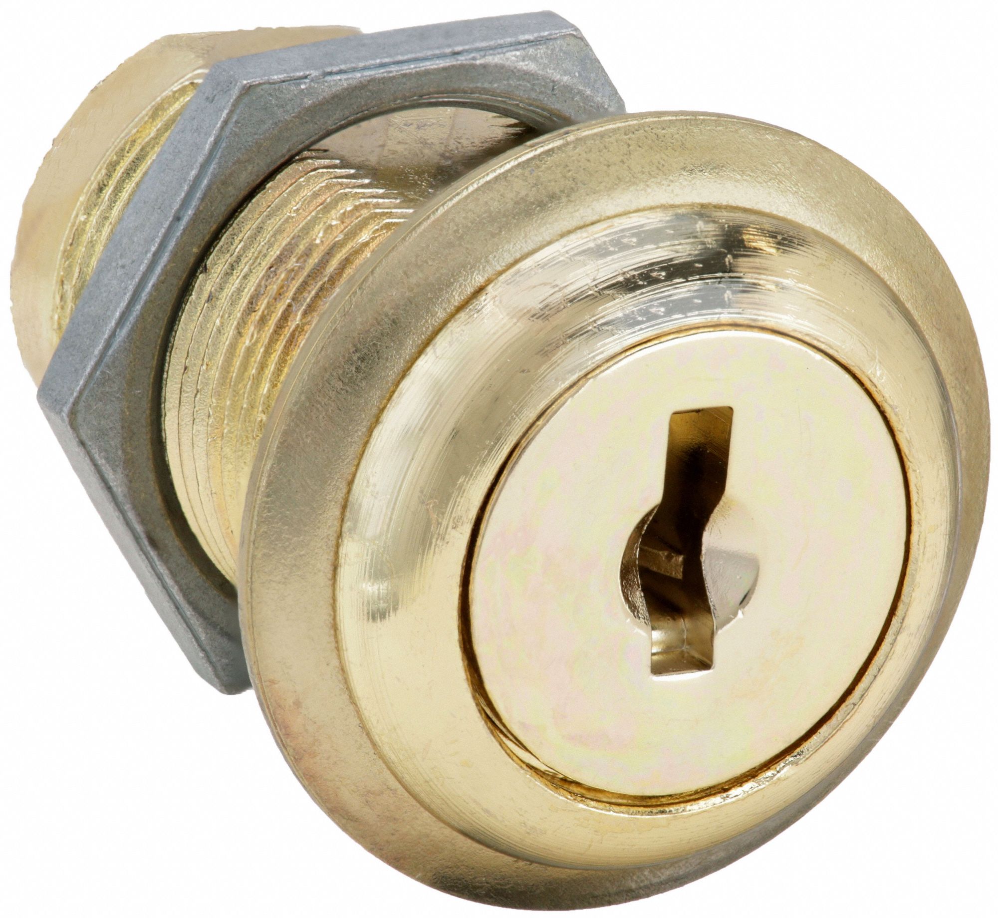 DISC CAM LOCK,BRASS,KEY DIFFERENT