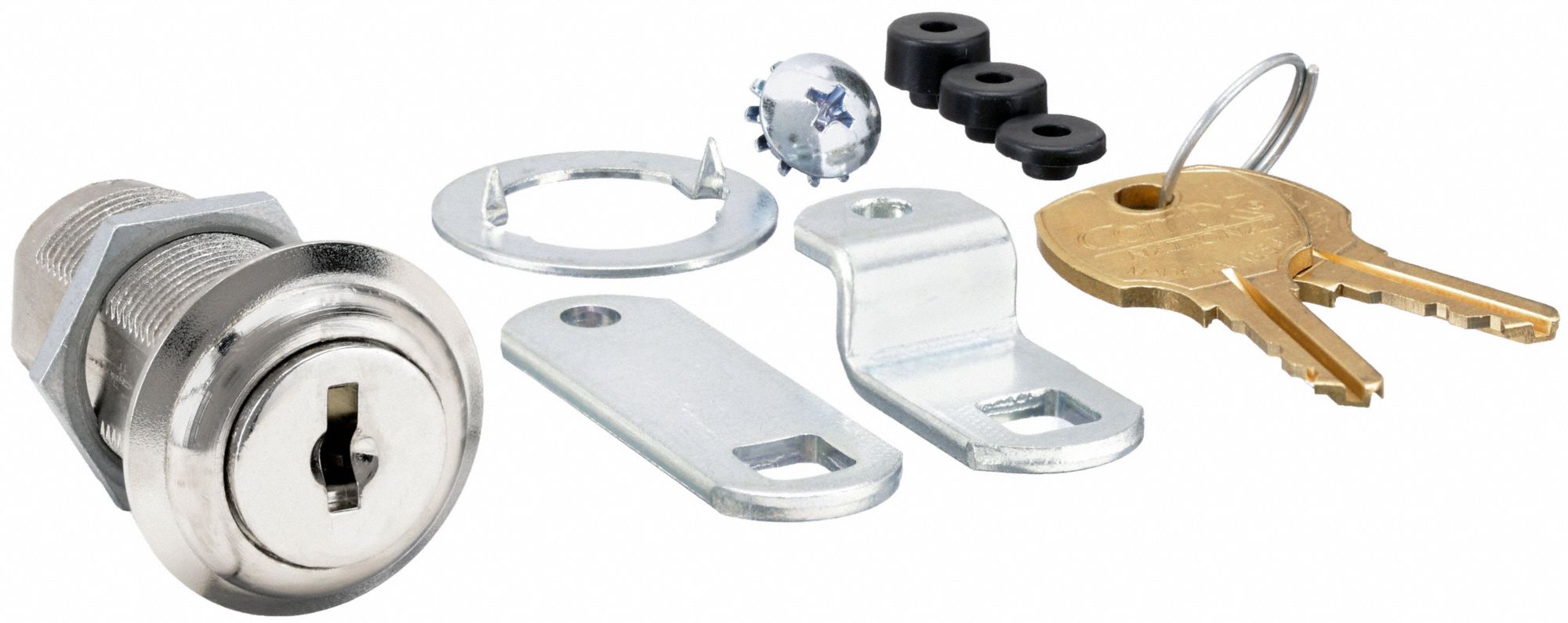 COMPX NATIONAL Disc Tumbler Keyed Cam Lock For 1 1/8 in Material Thick