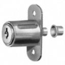 Sliding Door Lock,  Nickel, Key C346A