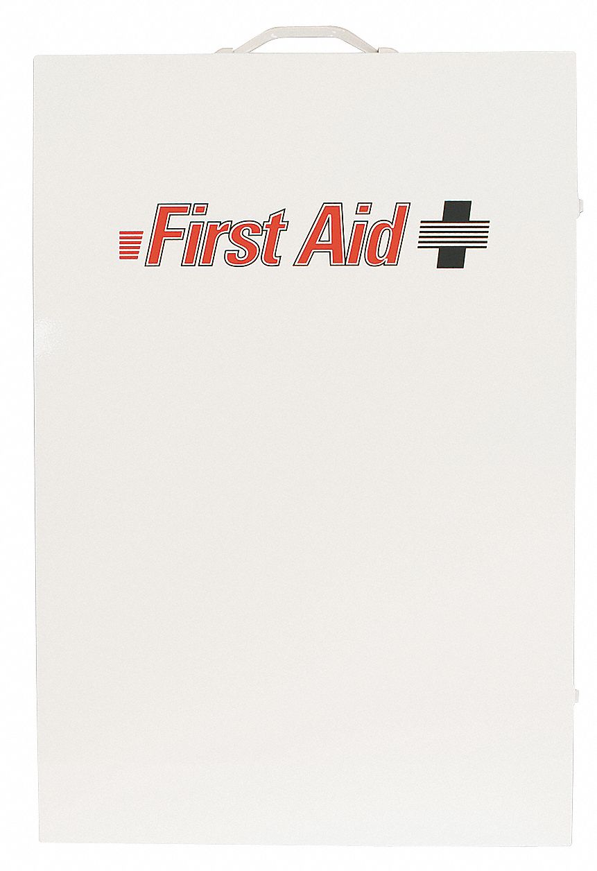 5ELV9 - Empty First Aid Cabinet Metal White