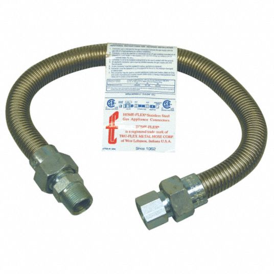 HOMEFLEX Appliance Connector, Flexible, 18 In. 5ELX3HFSA1218