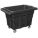 CHARIOT CUBIQ P/ETABLS DETENTN,PEHD,NOIR
