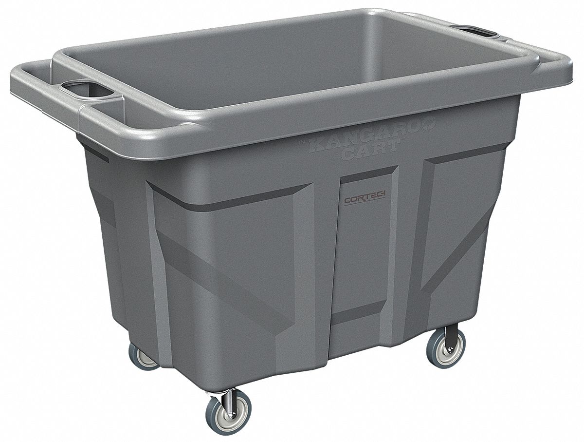 CHARIOT CUBIQ P/ETABLS DETNTN,PEHD IG,GR