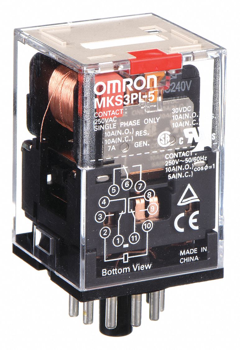 OMRON General Purpose Relay, 240V AC Coil Volts, 10A 240V AC Contact