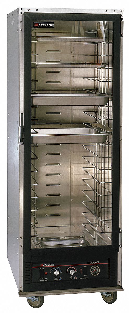 Hot Proof Cabinet: Full Size Cabinet Size, Wire Pan Slides, Includes Humidity Control