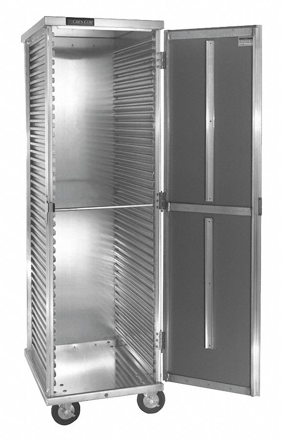 Transport Storage Pan Rack: 40 Slots, 1 1/2 in Betw Shelves, 250 lb Capac, 20 7/8 in Wd