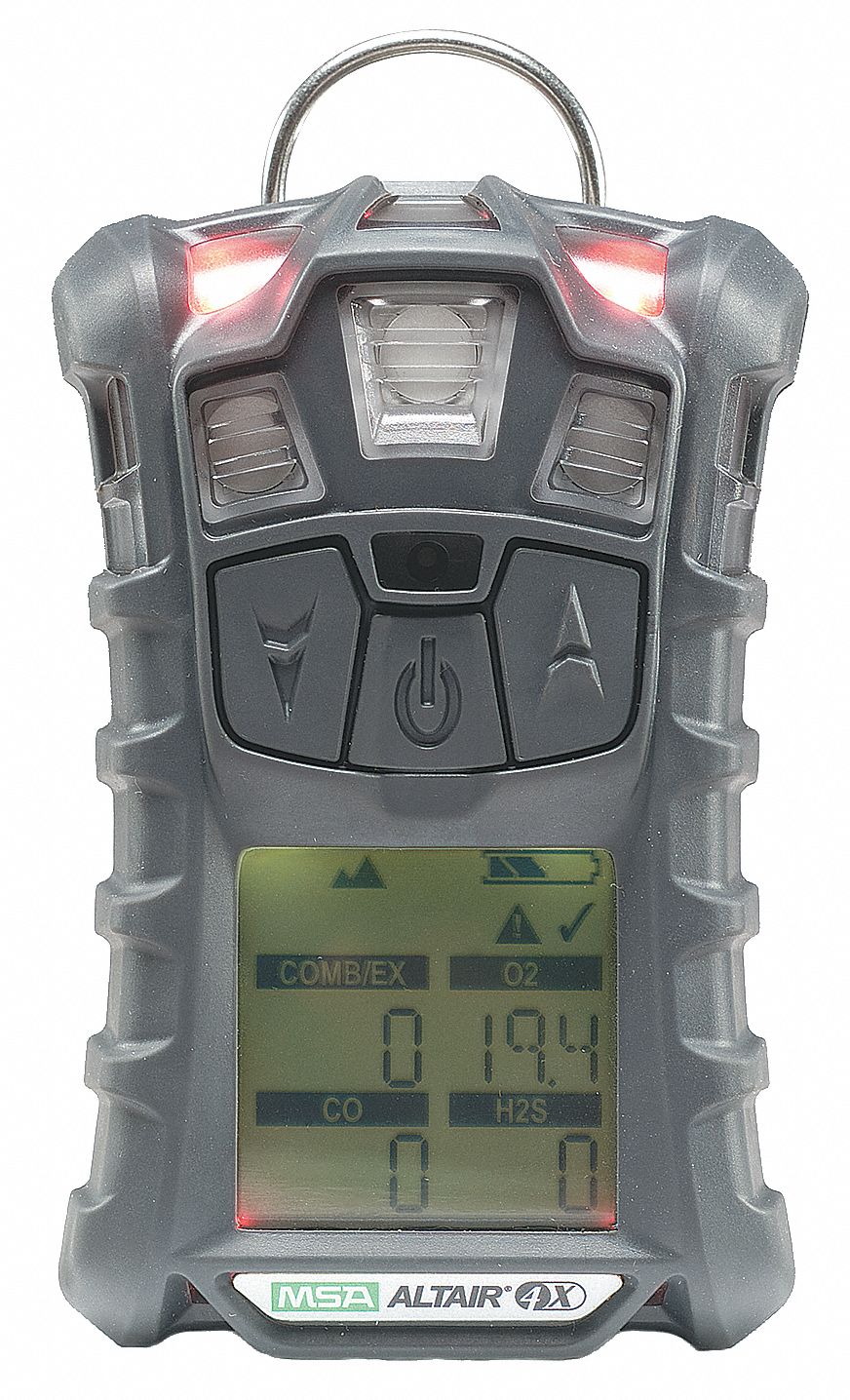thumbnail image 2 of 4 Gas Monitor Detector For H2S, CO, LEL & O2 - Portable Multi-Gas Meter With 3000 Data Storage 2 of 6
