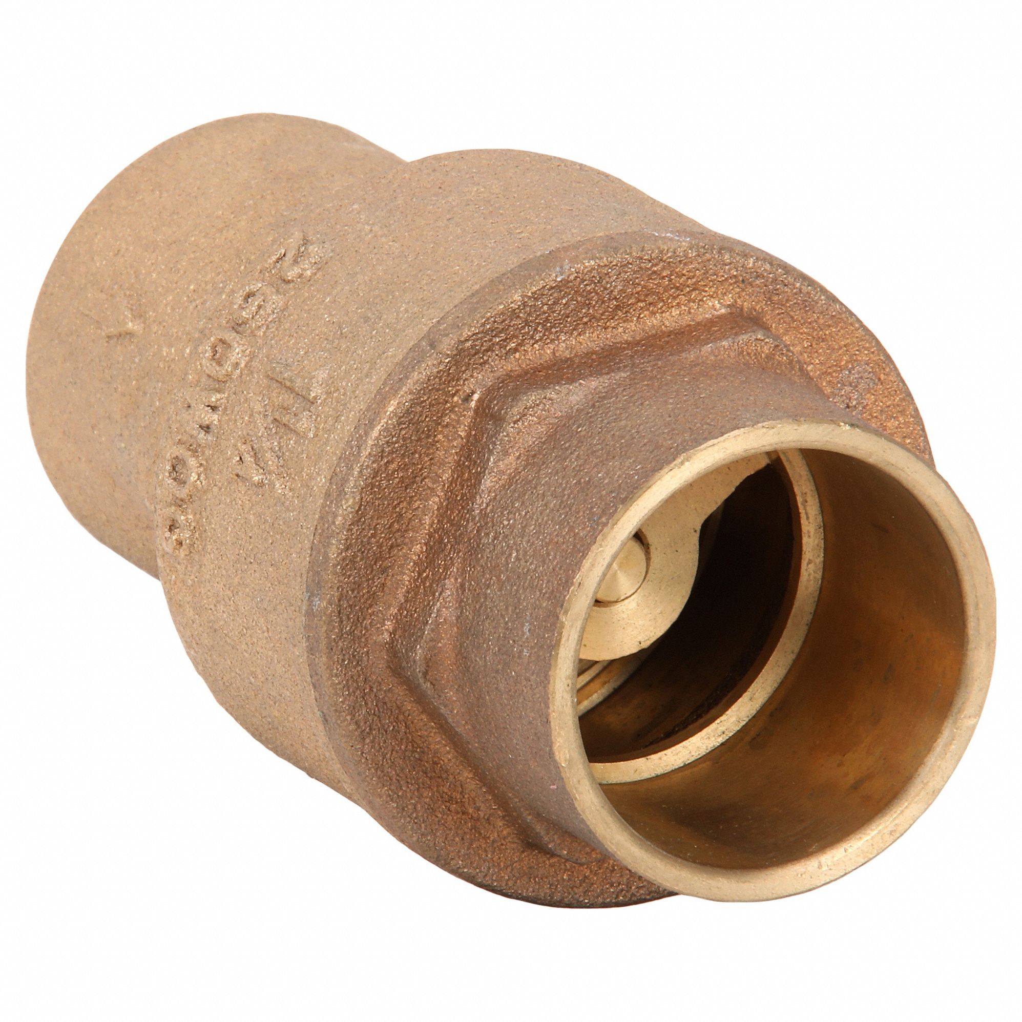 SPRING CHECK VALVE,BRONZE,1-1/4