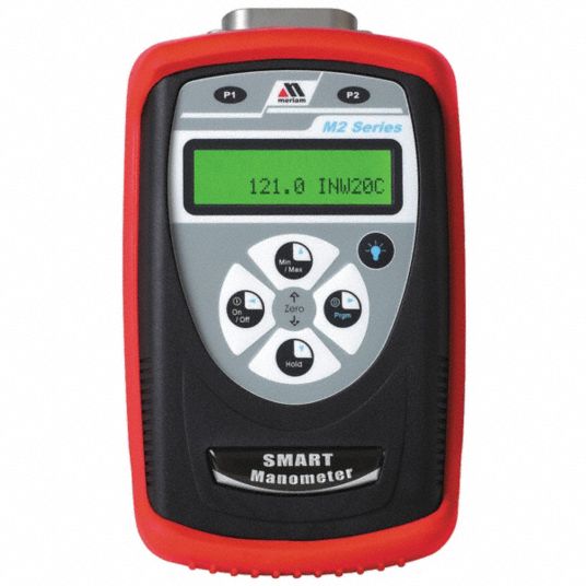 MERIAM Digital Manometer 0 in wc to 200 in wc, 5 Significant Digit