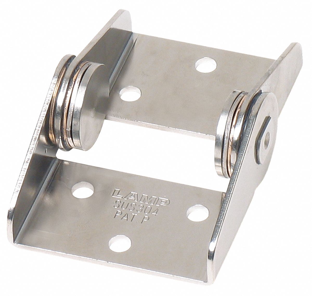 LAMP Torque Hinge With Holes, Bright Stainless Steel Finish, Square ...