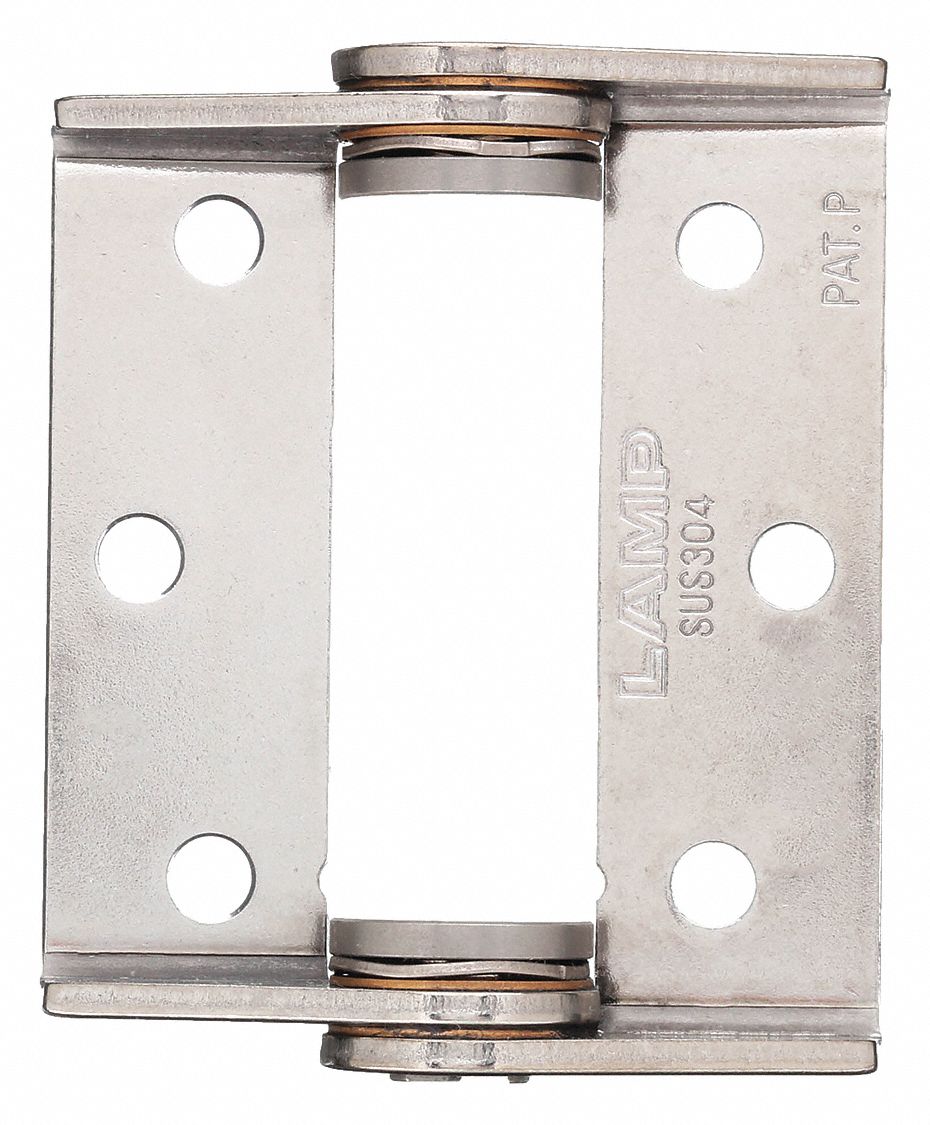 LAMP, Stainless Steel, 2 1/8 in Leaf Ht, Torque Hinge 5ENU4HGITS25