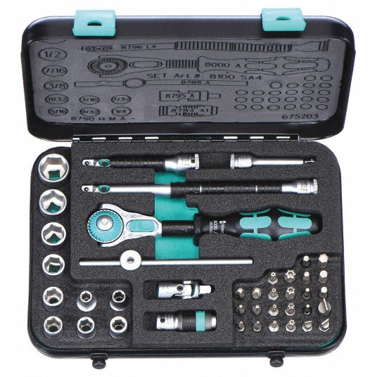 Wera socket outlet wrench set