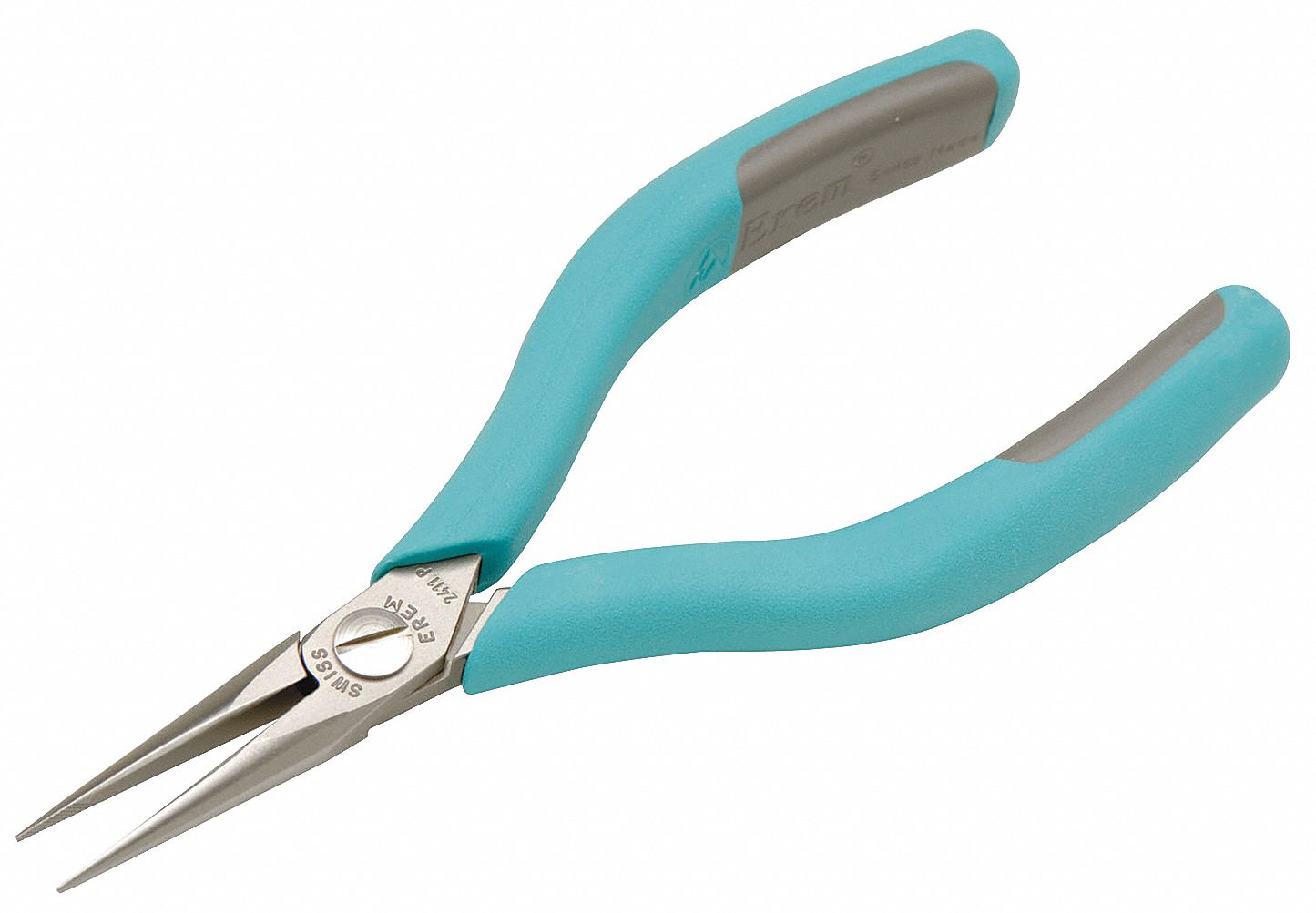 NEEDLE NOSE PLIER, ESD-SAFE, 1¼ IN MAX JAW OPENING, 5¼ IN OVERALL L, 1⅜ IN JAW L