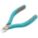 PRECISION DIAGONAL CUTTING PLIER, ESD-SAFE, SEMIFLUSH, NARROW, 5⅛ IN OVERALL L, ½ IN JAW L