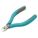 PRECISION DIAGONAL CUTTING PLIER, FLUSH, STRAIGHT, NARROW, 1/2 IN JAW L, 1 1/8 IN JAW W