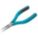 NEEDLE NOSE PLIER, ESD-SAFE, 1 9/32 IN MAX JAW OPENING, 5¾ IN OVERALL L, 1⅜ IN JAW L, SMOOTH
